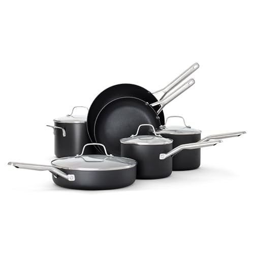 Calphalon? Hard-Anodized Nonstick 10-Piece Cookware Set